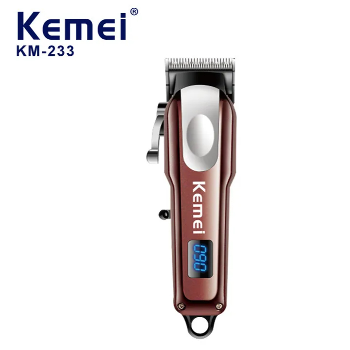 Tông Đơ Cắt Tóc Đa Năng Màn Hình LCD Kemei Km 233