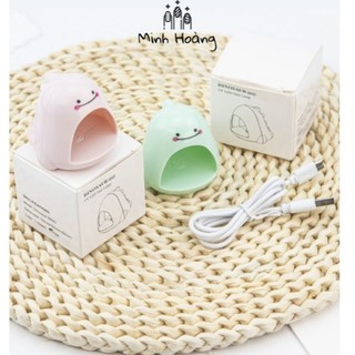 Máy hơ móng tay mini hình khủng long dễ thương