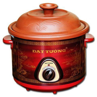 Nồi Kho Cá, Hầm Cháo Chậm 2,5L ĐẠT TƯỜNG- Lòng Đất Nung