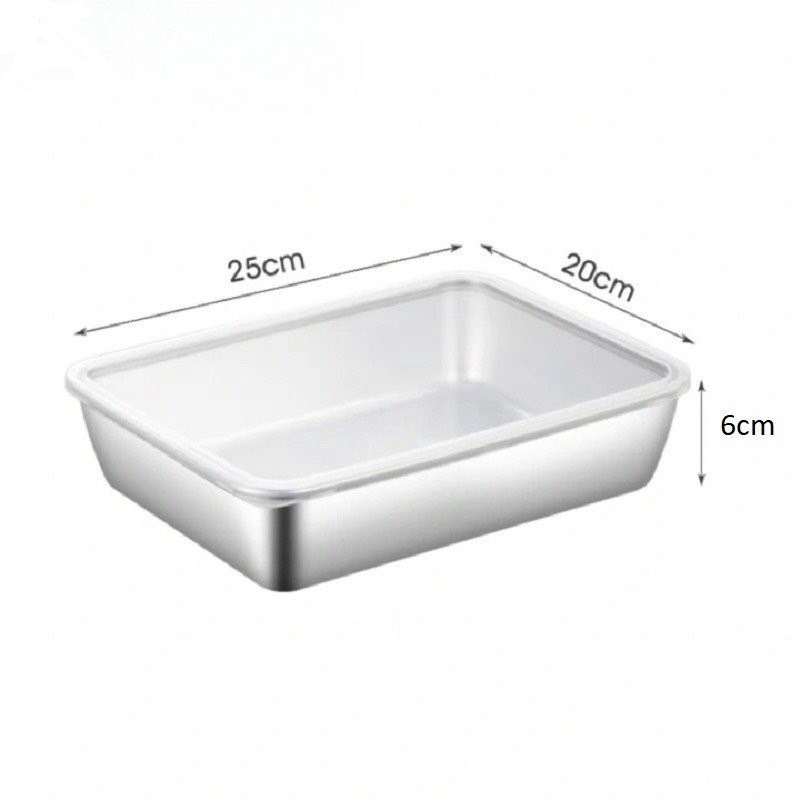 HỘP ĐỰNG THỨC ĂN BẰNG INOX 304. KHAY INOX 304 ĐỰNG THỰC PHẨM CAO CẤP