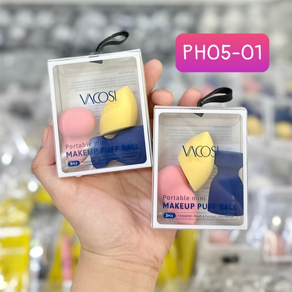 Bông mút tán kem nền PRO Vacosi PH01 / PH02 mút trang điểm BP06 / BP31/ PH05 / PH03 / PH04