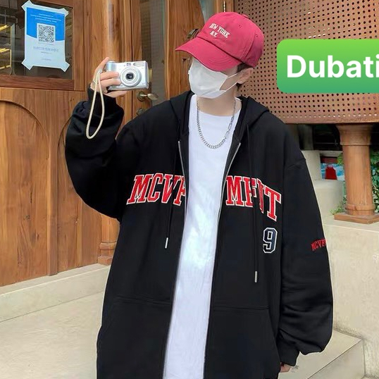 ÁO HOODIE ZIP MOVEMENT, ÁO KHOÁC NỈ HOODIE ZIP MŨ TRÙM FORM RỘNG UNISEX PHONG CÁCH CAO CẤP MỚI - DUBATI FASHION