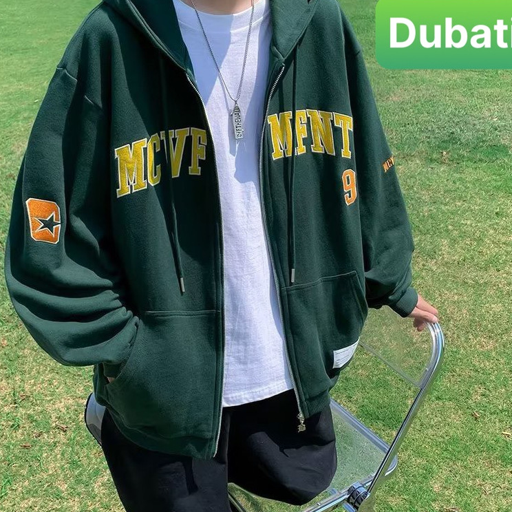 ÁO HOODIE ZIP MOVEMENT, ÁO KHOÁC NỈ HOODIE ZIP MŨ TRÙM FORM RỘNG UNISEX PHONG CÁCH CAO CẤP MỚI - DUBATI FASHION