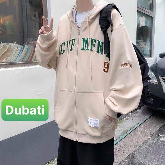ÁO HOODIE ZIP MOVEMENT, ÁO KHOÁC NỈ HOODIE ZIP MŨ TRÙM FORM RỘNG UNISEX PHONG CÁCH CAO CẤP MỚI - DUBATI FASHION