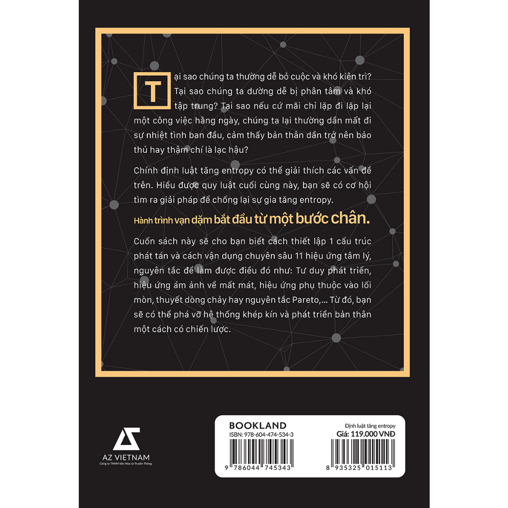 Sách - Định Luật Tăng Entropy - AZ