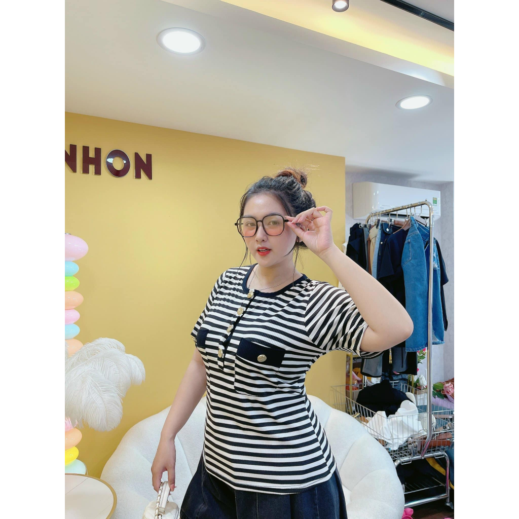 ÁO THUN BIGSIZE NÚT VÀNG 60-90KG