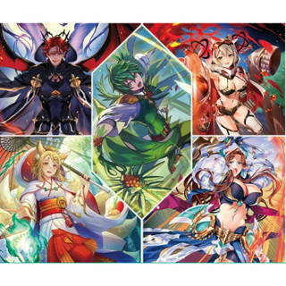 Thẻ bài vanguard tiếng anh: d booster set 11: clash of the heroes dbt-11 1 box 16 pack 1 hộp 16 túi thẻ bài