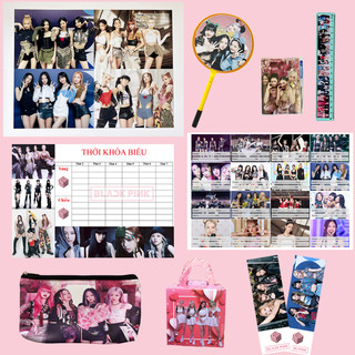 Combo 9 món đồ dùng học tập Blackpink