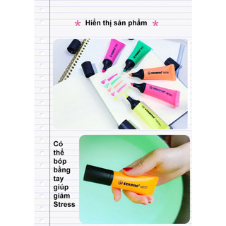 Bộ 5 Bút Dạ quang STABILO NEON (HL72-C5)