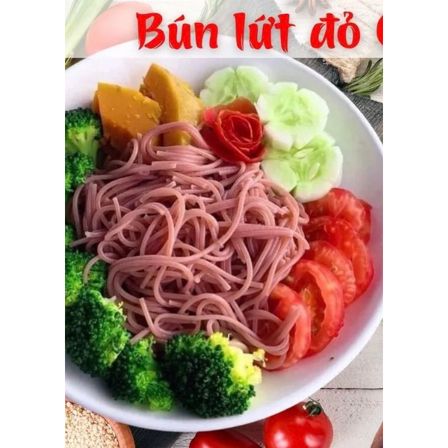Bún gạo lứt Jimmy túi 250g , tương đương 1kg Bún tươi