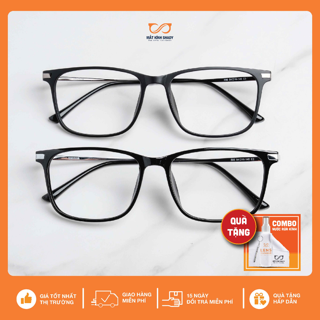 Gọng Kính Cận Nhựa Dẻo Unisex Ultem Shady G2456