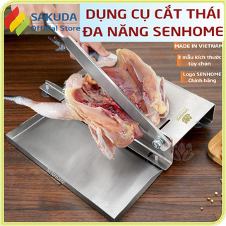  Dao Chặt Xương Chặt Gà Inox SENHOME Thế Hệ Mới Máy Thái Thịt Đa Năng 3 Phiên Bản Kích Cỡ Siêu Tiện Lợi 