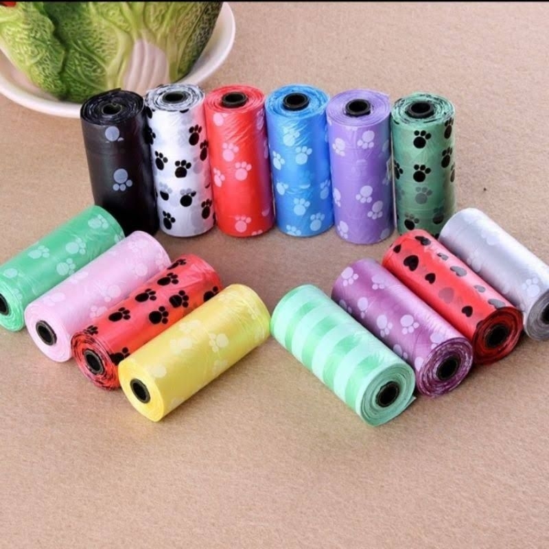 Cuộn,Túi đựng phân tự phân huỷ dành cho chó mèo (15 túi/ cuộn)