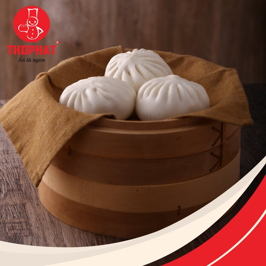 CHÍNH HÃNG Gói 4 Bánh Bao Vịt Quay Sốt Tiêu Đen THỌ PHÁT FOOD