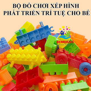 Hộp Xếp Hình 90 Chi Tiết Cho Bé Sáng Tạo Và Nhiều Màu Sắc