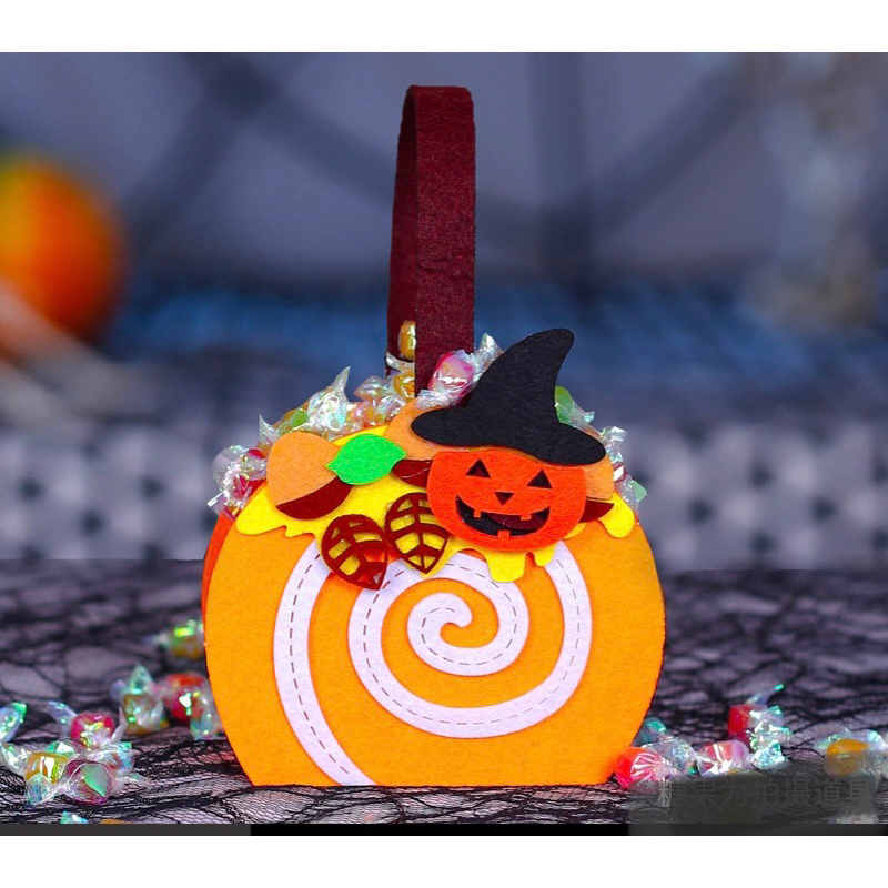 Túi vải Halloween dùng đựng kẹo..