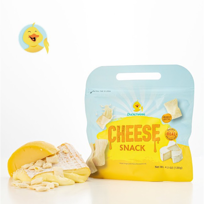 Snack Phô mai Duck Cheese 120g-  Nhập Khẩu Từ Malaysia- Thơm Ngon- Dễ Tiêu Hoá- Phù Hợp Với Tất Cả Các Bé