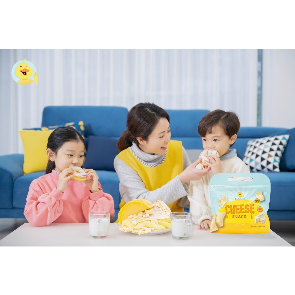 Snack Phô mai Duck Cheese 120g-  Nhập Khẩu Từ Malaysia- Thơm Ngon- Dễ Tiêu Hoá- Phù Hợp Với Tất Cả Các Bé