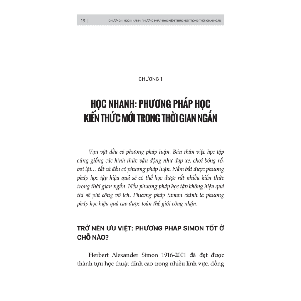 Phương Pháp Học Tập Của Simon - Cách Học Nhanh, Nhớ Lâu Mọi Kiến Thức - Sách Phát Triển Bản Thân Mỗi Ngày