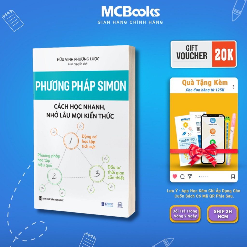 Phương Pháp Học Tập Của Simon - Cách Học Nhanh, Nhớ Lâu Mọi Kiến Thức - Sách Phát Triển Bản Thân Mỗi Ngày