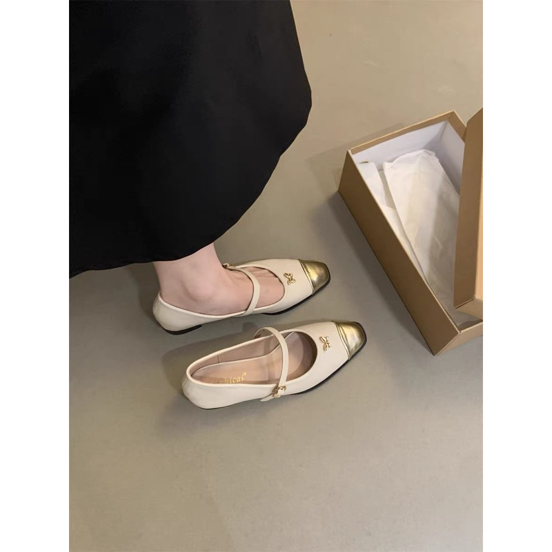 Giày búp bê 2,5P đính hoạ tiết