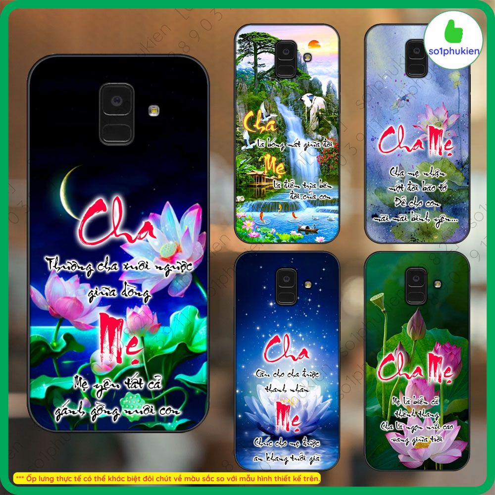 Ốp Samsung A6 2018/ A6 Plus/ J8 2018/ A8 2018/ J6 Plus 2018/ A8 Plus mặt lưng ép kính cường lực dẻo 