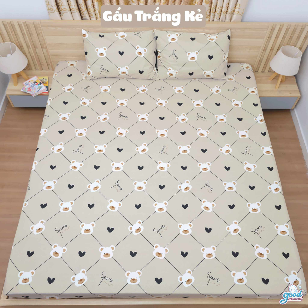 GRAP CHỐNG THẤM COTTON GOODMAMA ( ko vỏ gối) [Hàng sẵn giao ngay]