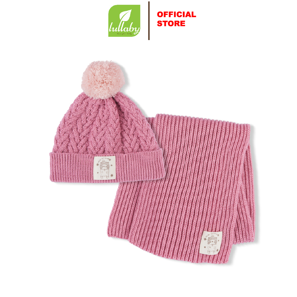 Lullaby - Set khăn mũ len NHL319M