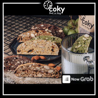 Biscotti Ăn Kiêng Nguyên Cám hạt ăn kiêng giảm cân Healthy Bánh cho người tiểu đường 100gr Coky
