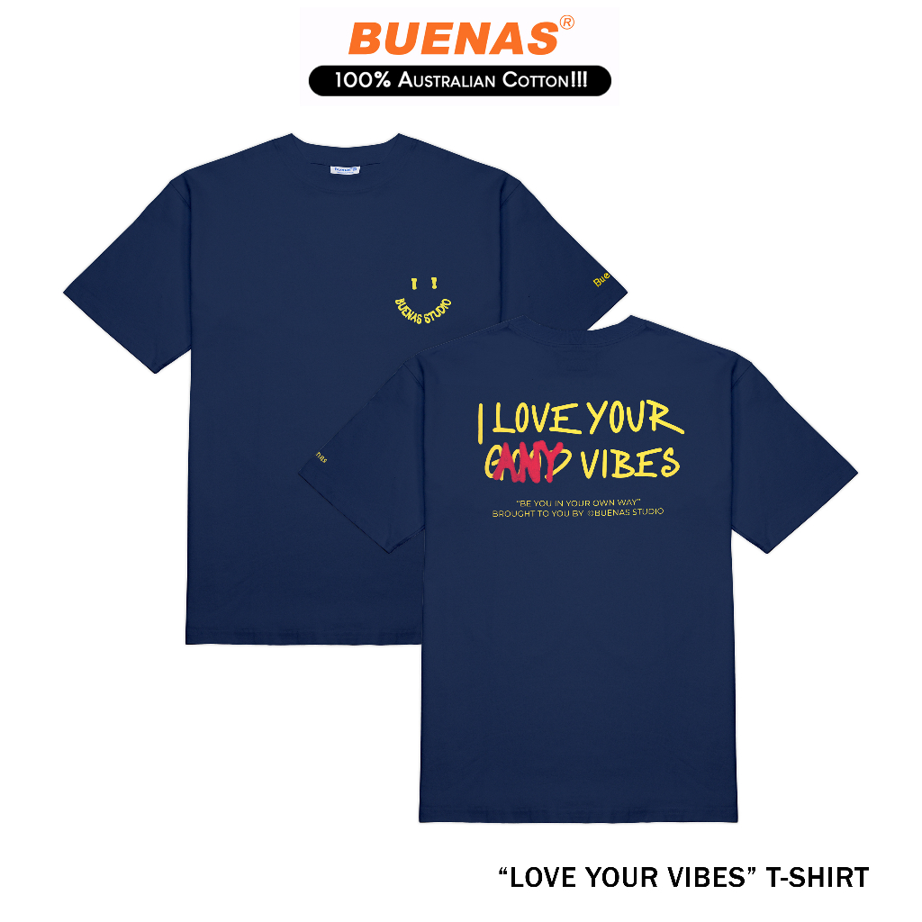 Áo thun local brand tay lỡ form oversize unisex cho nam nữ BUENAS - ESS24