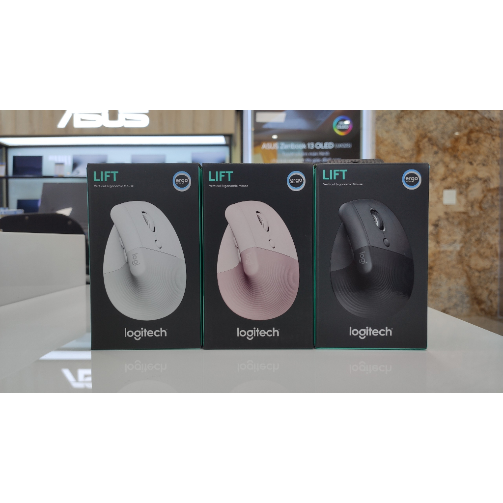 Chuột Logitech Lift Vertical - Hàng Chính Hãng