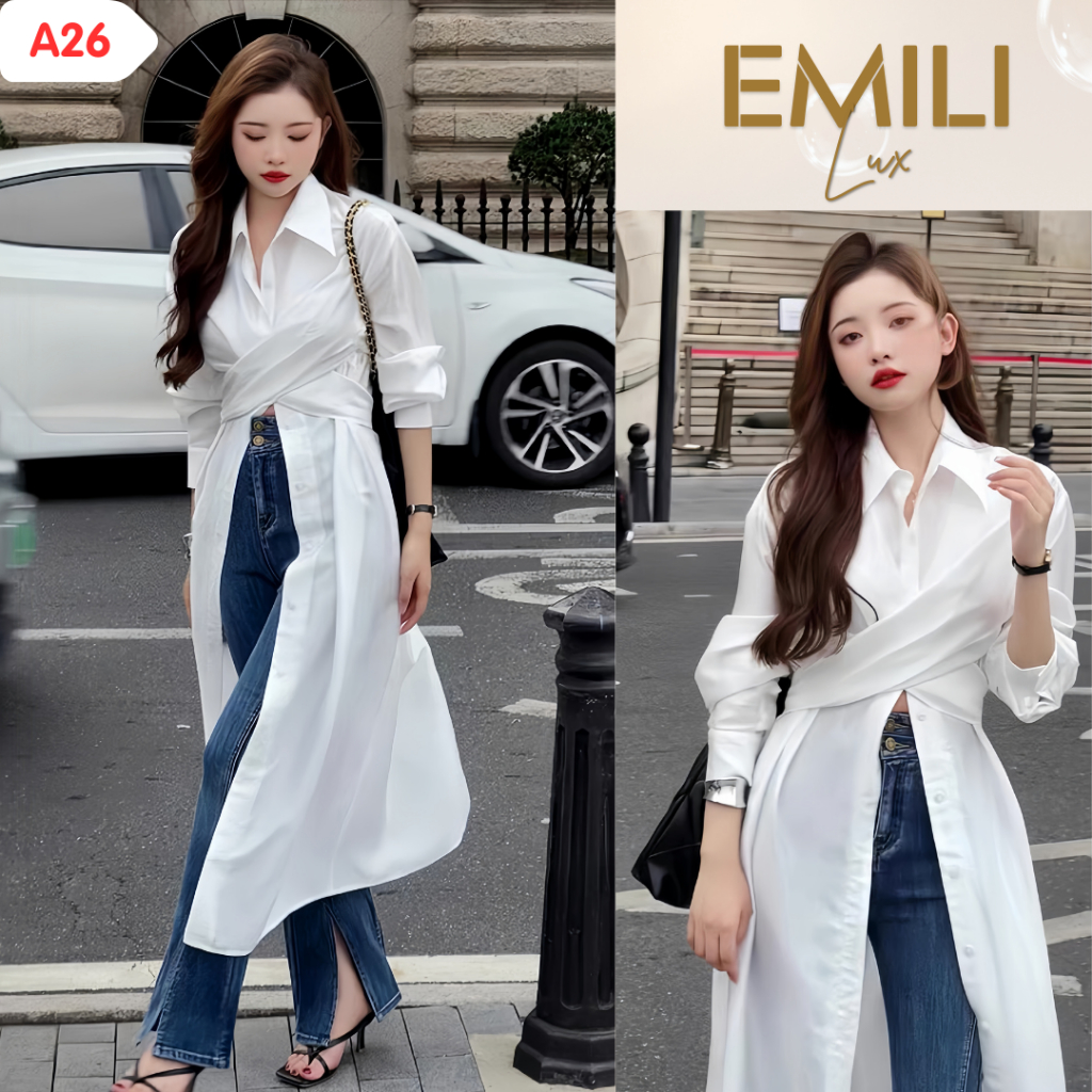 Bộ sưu tập áo sơ mi, áo kiểu nữ Emili đi chơi, đi làm công sở