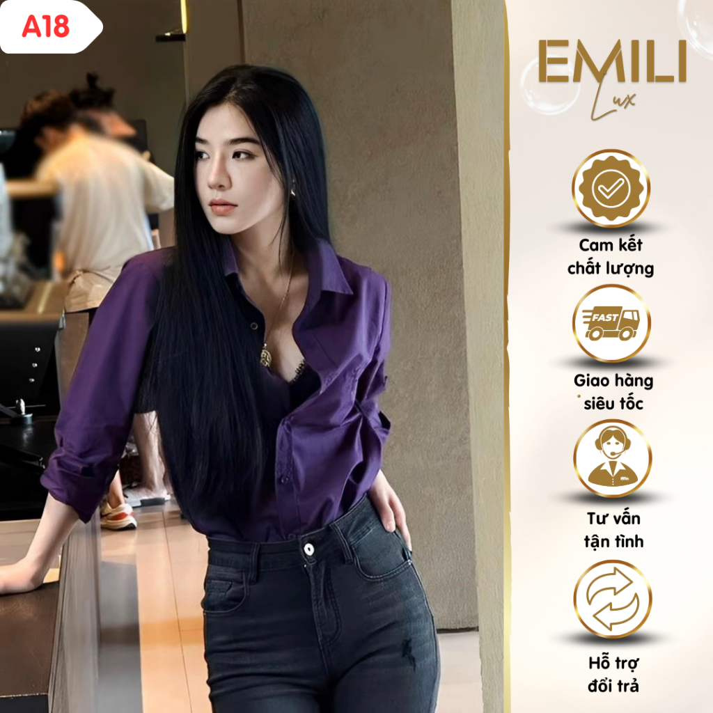 Bộ sưu tập áo sơ mi, áo kiểu nữ Emili đi chơi, đi làm công sở