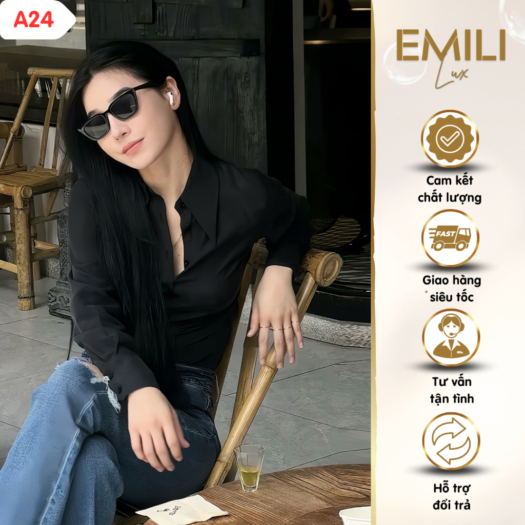 Bộ sưu tập áo sơ mi, áo kiểu nữ Emili đi chơi, đi làm công sở