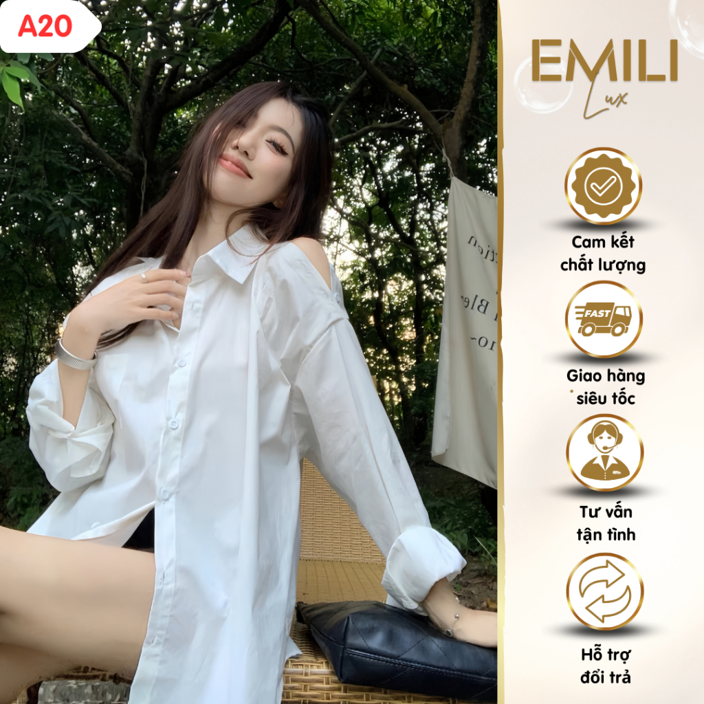Bộ sưu tập áo sơ mi, áo kiểu nữ Emili đi chơi, đi làm công sở