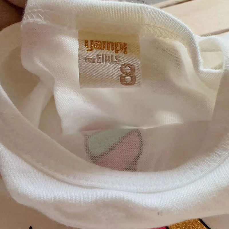 Đầm voan bé gái sắc màu tutu 2-8 tuổi YAMP sát nách in cầu vồng pony mermaid đầm xuất dư bé gái váy đầm trẻ em mùa hè