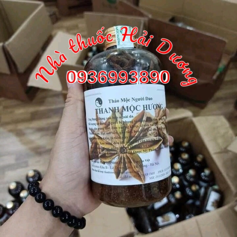 Dung dịch massage xoa bóp Thanh mộc hương chai to 500ml