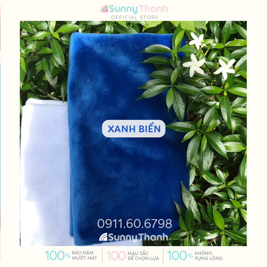 3mx1m65 Vải lông nhung lạnh Hàn Quốc cao cấp HÀNG NGUYÊN CÂY Sunnythanh mềm min mát