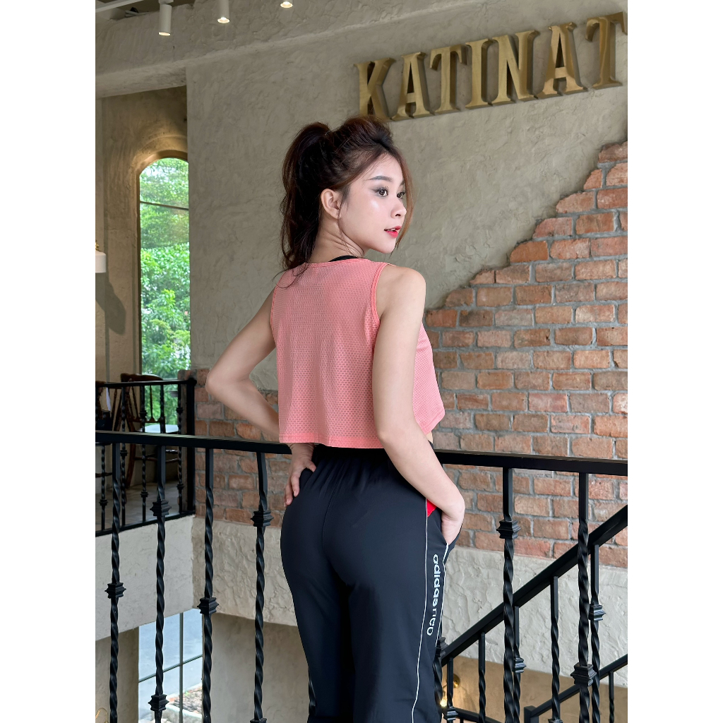 Áo CropTop tập gym yoga thể thao Nữ Chillsport