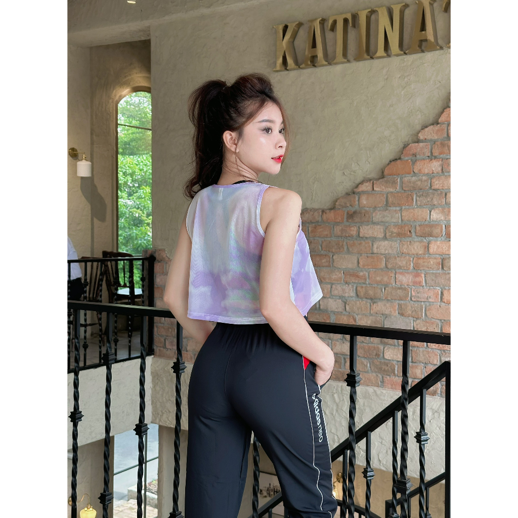 Áo CropTop tập gym yoga thể thao Nữ Chillsport