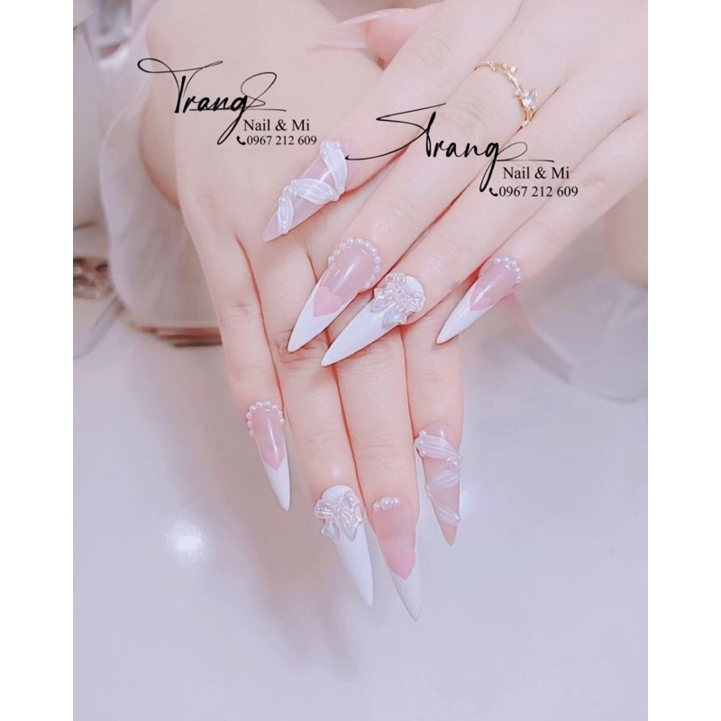 Charm nơ nail trang trí móng hot hit