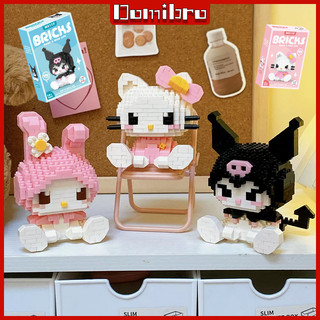 Bộ đồ chơi lắp ráp mini kuromi Mô hình , disney mini Hello Kitty , Kuromi , Melody