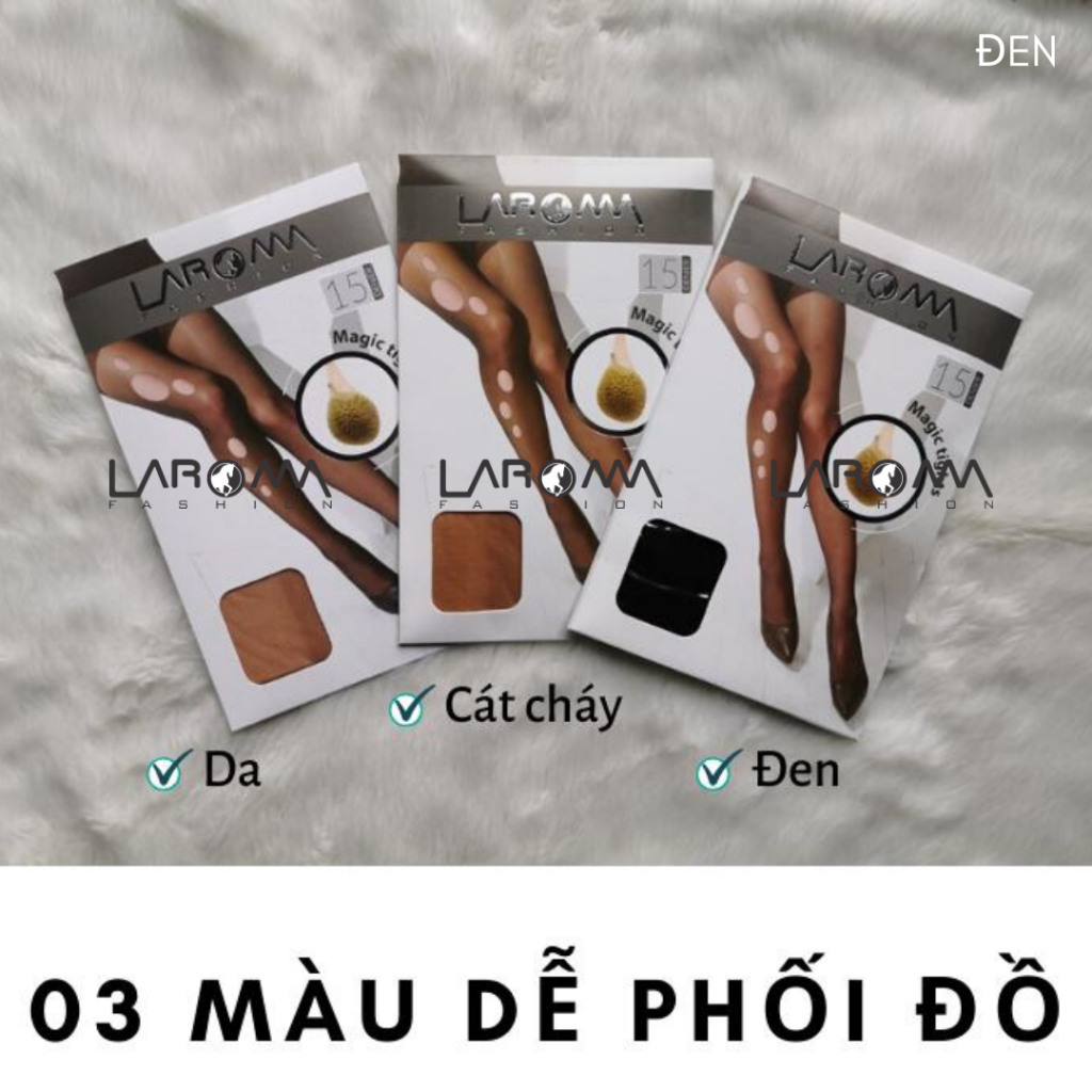 Combo 2 Quần Tất LAROMA | Siêu Dai - Chống Rách Dọc - Khử Mùi