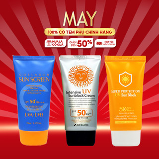 Kem chống nắng 3W Clinic UV Sunblock Cream SPF 50+ PA+++ 70 ml