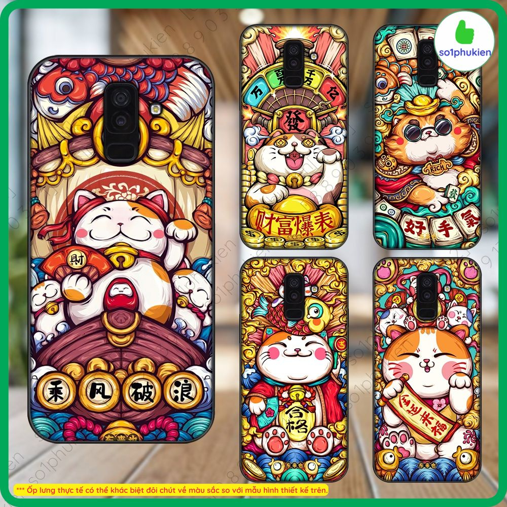 Ốp Samsung A6 2018/ A6 Plus/ J8 2018/ A8 2018/ J6 Plus 2018/ A8 Plus mặt lưng ép kính cường lực dẻo 
