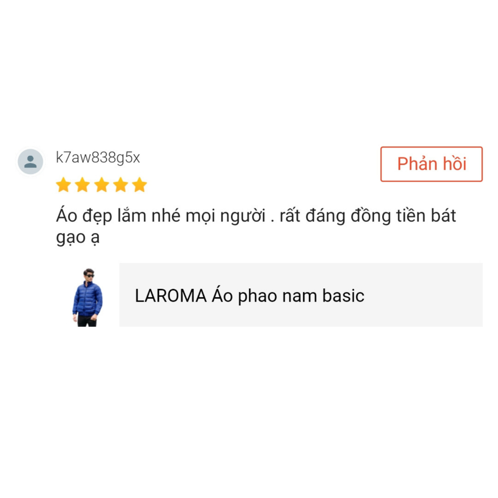 [Tặng Quần Giữ Nhiệt] Áo Phao Nam Basic LAROMA | Giữ Ấm - Siêu Nhẹ - Dáng Basic