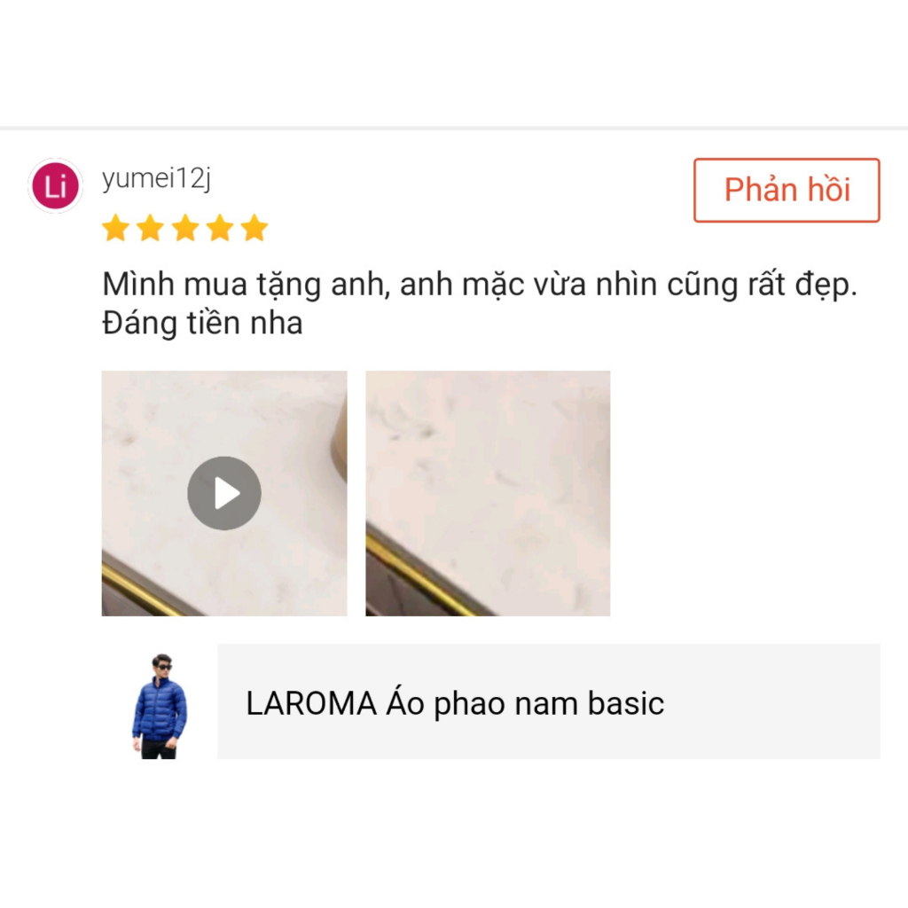 [Tặng Quần Giữ Nhiệt] Áo Phao Nam Basic LAROMA | Giữ Ấm - Siêu Nhẹ - Dáng Basic