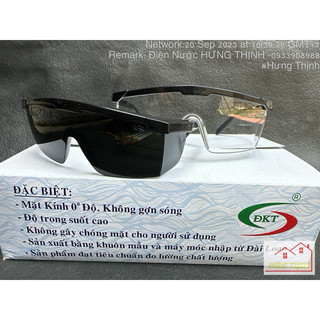 Mắt Kính Bảo Hộ TRẮNG - ĐEN