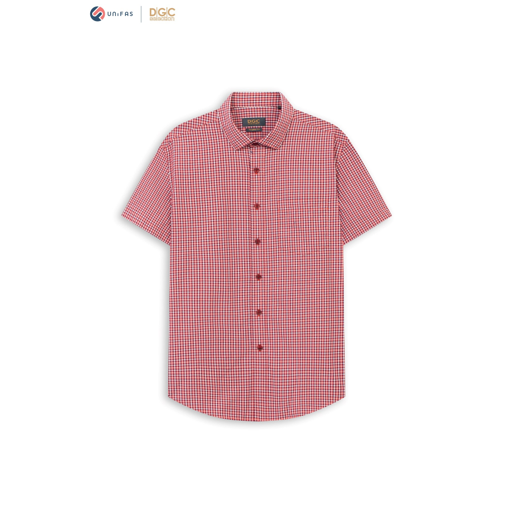 Áo sơ mi ngắn tay nam DGCs - thoáng mát, thấm hút mồ hôi - SASNBC52M.