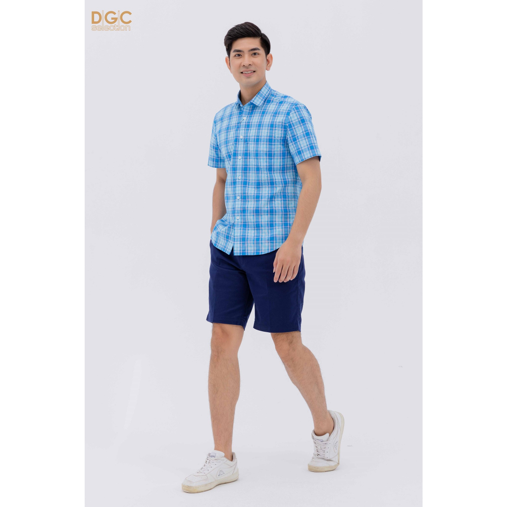 Áo sơ mi ngắn tay nam DGCs - thoáng mát, thấm hút mồ hôi - SASNBC52M.